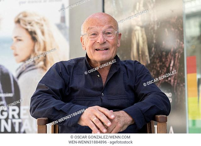 German director Volker Schlondorff attends a photocall for the film 'Return to Montauk' at Golem Cinemas. Featuring: Volker Schlondorff Where: Madrid