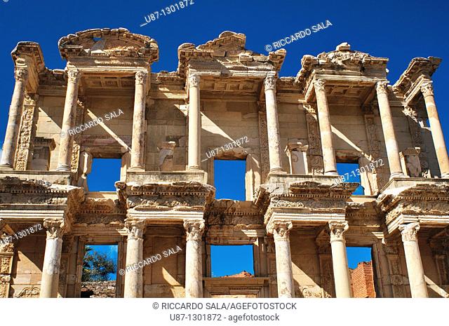 Turkey, Kusadasi, Ephesus, the Library of Celsus