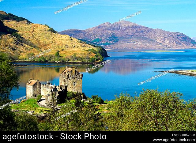 Eilean Donan Castle, Loch Duid, Highlands, Scotland United Kingdom