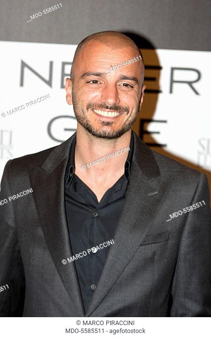 The actor Nicolas Vaporidis attending the charity gala Never Give Up at The Milan Westin Palace. Milan, Italy. 4th April 2017