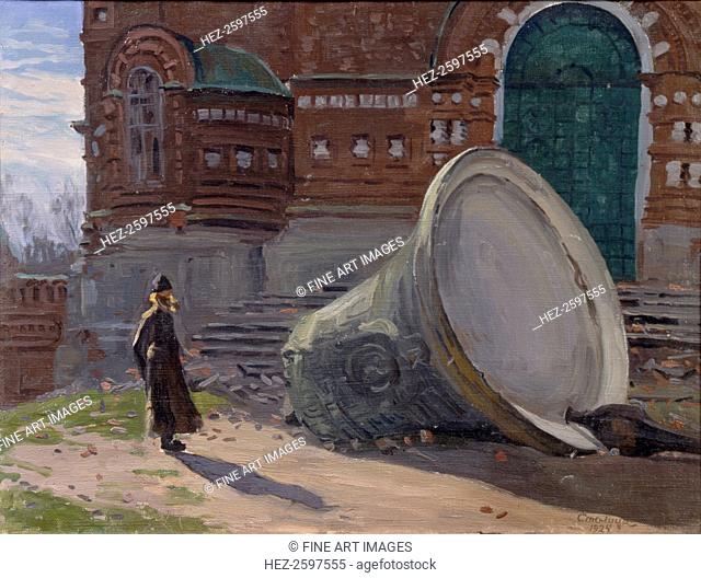 The Ruination of church bells, 1924. Found in the collection of the Museum of History and Art, Cherepovets