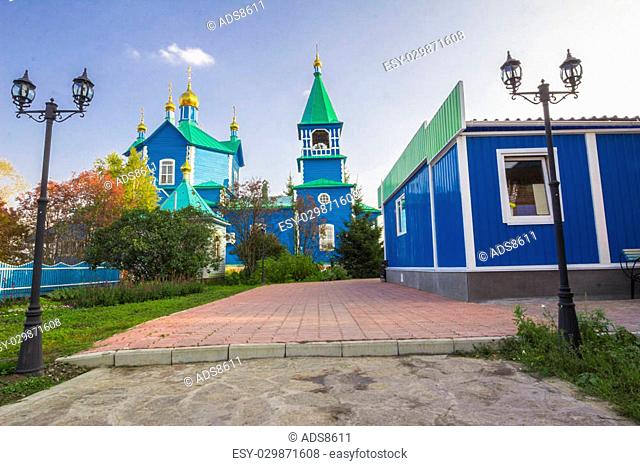 Kurgan Region Village Chimeevo Chimeevsky monastery founded in of 2004