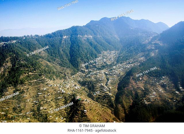 Karokoram mountains and Skardu Valley in Northern Pakistan