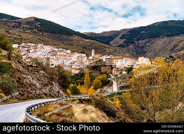 The village Bacares located in Sierra de Los Filabres, in Almeria Province, Andalusia, Spain
