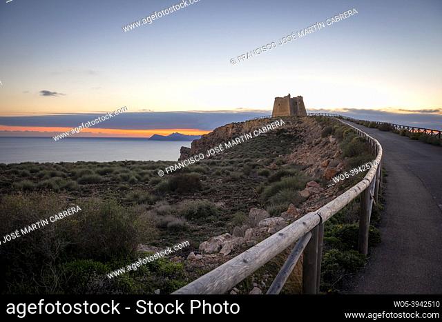 Mesa Roldan defensive tower, Almeria, Spain