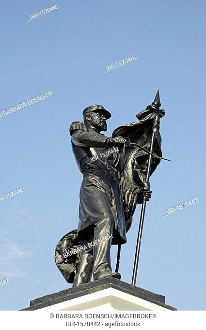 Monument to national war hero Captain Arturo Prat Chacon, Iquique, Norte Grande region, Northern Chile, Chile, South America