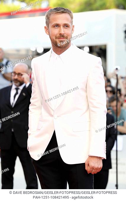 Ryan Gosling attending the 'First Man' premiere at the 75th Venice International Film Festival at the Palazzo del Cinema on August 29, 2018 in Venice
