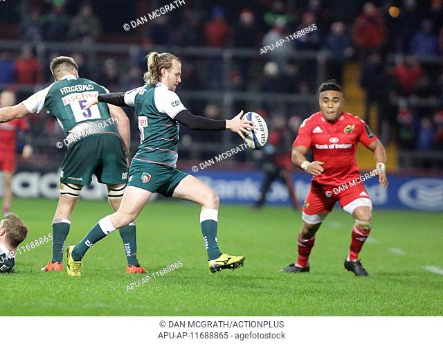 2015 European Rugby Champions Cup Munster v Leicester Tigers Dec 12th. 12.12.2015. Thomond Park, Limerick, Ireland. European Rugby Champions Cup