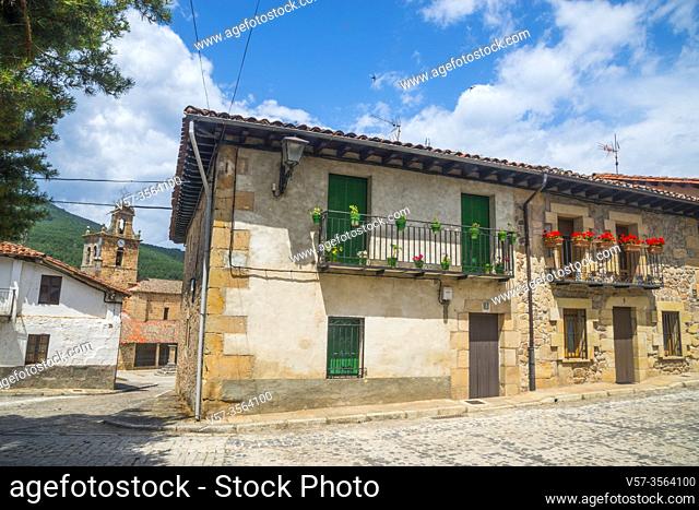 Street. Molinos de Duero, Soria province, Castilla Leon, Spain