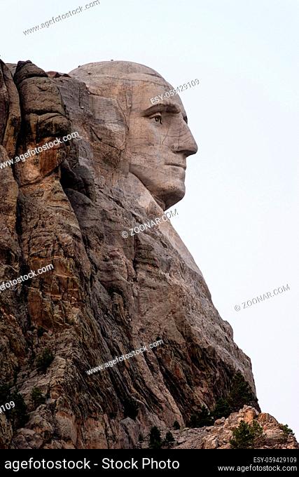 National Landmark rock carving Mount Rushmore South Dakota Black Hills
