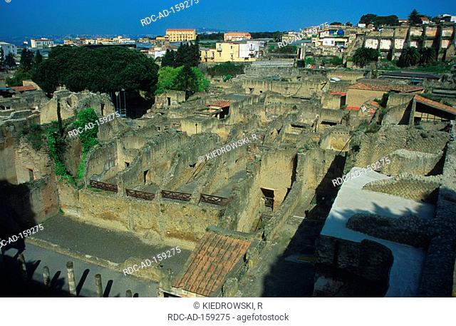 Herculaneum excavation site Campania Italy Ercolano