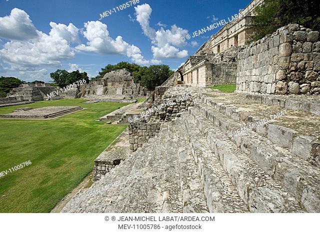 Edzna Maya Archaeological Site, Campeche, Mexico