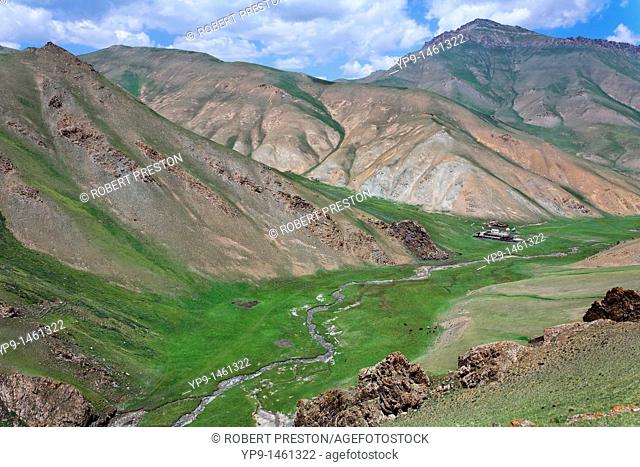 Kyrgyzstan - Tash Rabat Valley - mountain landscape