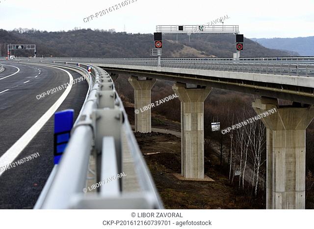Ceremonial opening and launch of operation on last section of motorway D8 between Lovosice and Rehlovice will take place on Saturday, December 17