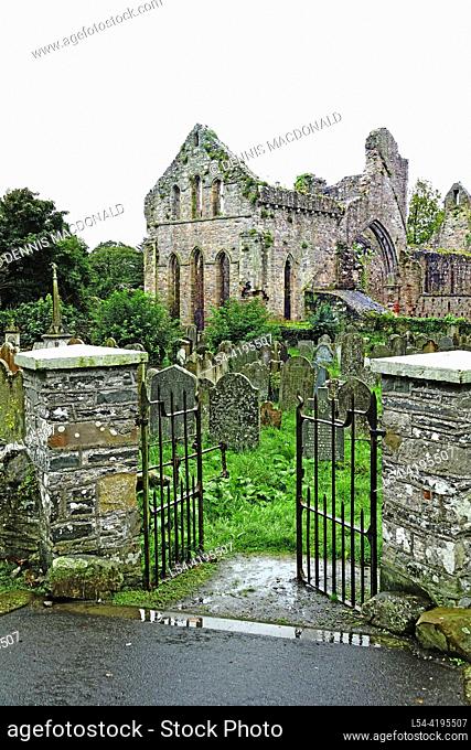 Grey Abbey Ruins Ards Peninsula Northern Ireland British Isles United Kingdom UK