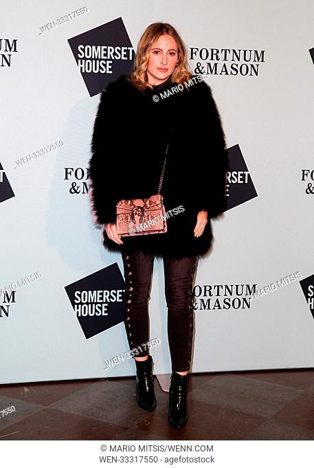 The Skate at Somerset House with Fortnum & Mason Launch Party held at the Somerset House - Arrivals Featuring: Rosie Fortescue Where: London