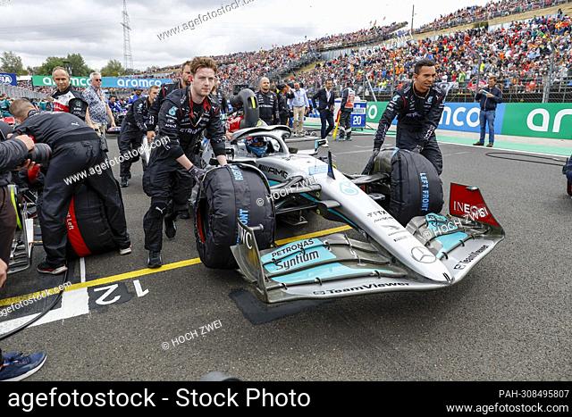 #63 George Russell (GBR, Mercedes-AMG Petronas F1 Team), F1 Grand Prix of Hungary at Hungaroring on July 31, 2022 in Budapest, Hungary