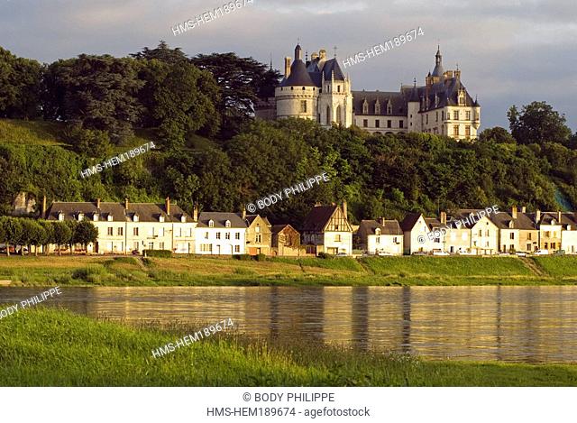 France, Loir et Cher, Loire Valley listed as World Heritage by UNESCO, Chaumont sur Loire, castle with Medieval and Renaissance Style