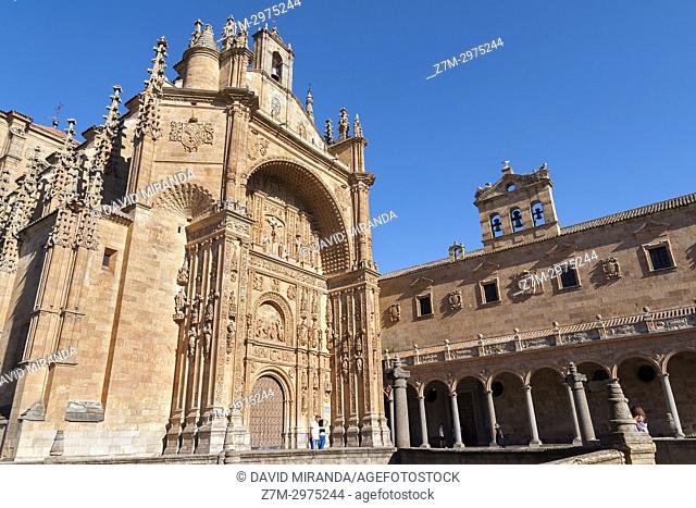 Convento de San Esteban de estilo Plateresco. Salamanca. Ciudad Patrimonio de la Humanidad. Castilla León. España