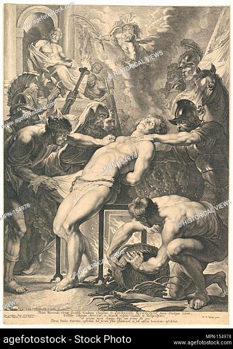 Martyrdom of St. Lawrence. Artist: Lucas Vorsterman I (Flemish, Zaltbommel 1595-1675 Antwerp); Artist: After Peter Paul Rubens (Flemish
