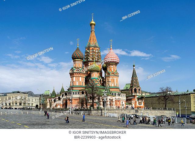 Saint Basil Cathedral, Moscow, Russia, Eurasia