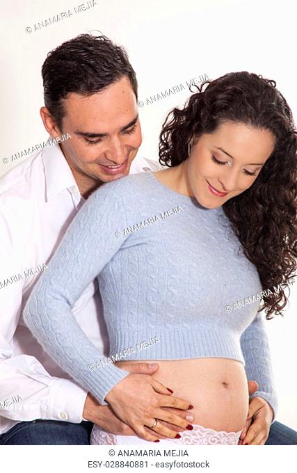 Couple waiting for their baby - 18 weeks
