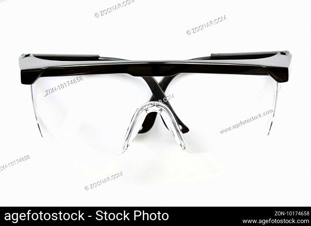 Protective eyewear glasses isolated on a white background