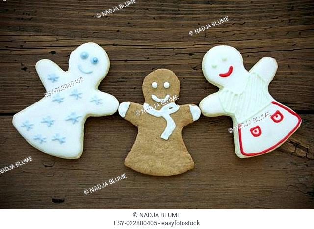 Three Happy Woman Cookies