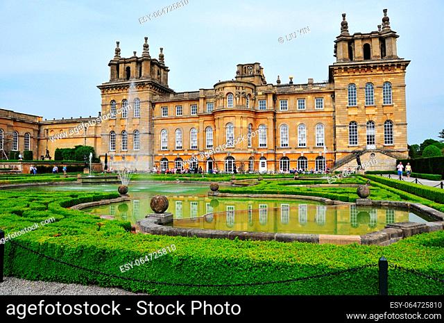 Taken on June 7, 2016, Blenheim Palace, also known as Churchill manor, is the residence of the Duke of Marlborough and the birthplace of Winston Churchill