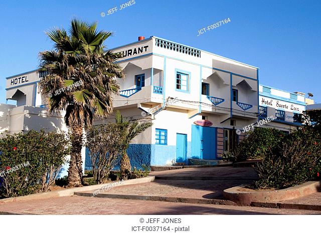 Morocco, Sidi Ifni, hotel