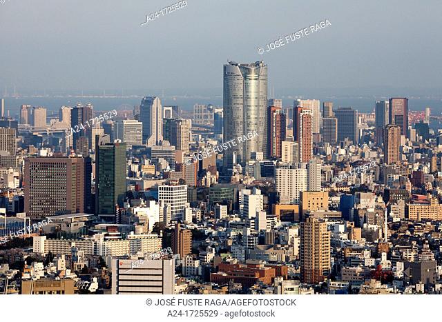 Japan, Tokyo City, Roppongi Hills district , skyline