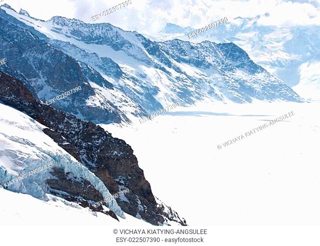 Great Aletsch Glacier Switzerland