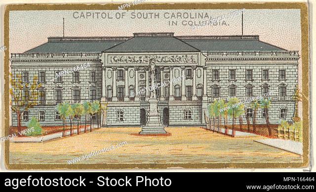 Capitol of South Carolina in Columbia, from the General Government and State Capitol Buildings series (N14) for Allen & Ginter Cigarettes Brands