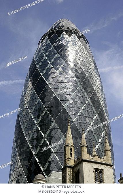 Great Britain, England, London, Swiss-Re-Tower