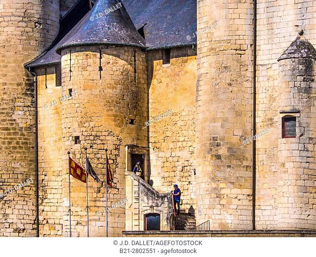 France. Poitou Charente. Middle Age castle, XII-XIVc., , at Niort