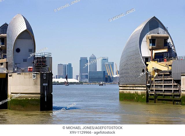 Thames Barrier, Woolwich, London, England