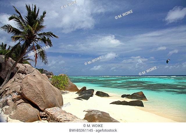 coast Anse Source d Argent, Seychelles, La Digue