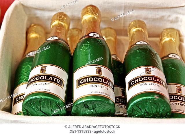 Chocolate bottles