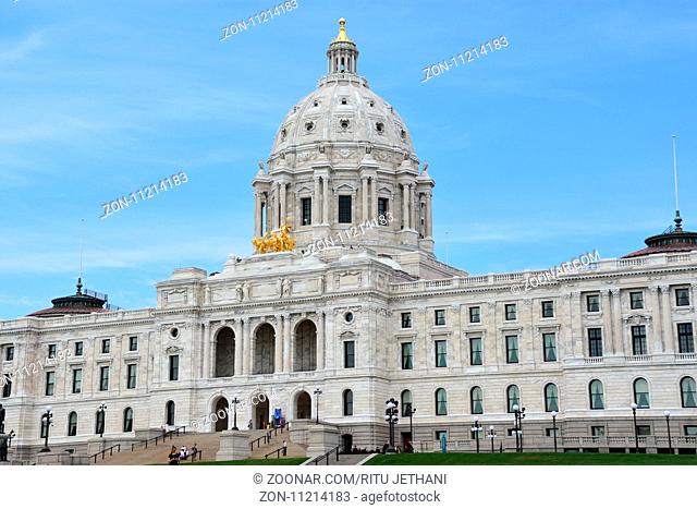 Minnesota State Capitol in St Paul, Minnesota