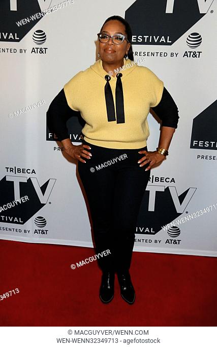 Oprah Winfrey attends 'Released' premiere during Tribeca TV Festival at Cinepolis Chelsea on September 22, 2017 in New York City