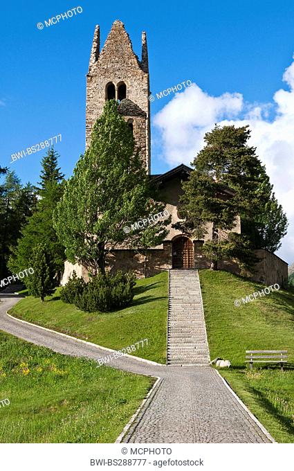 church San Gian, Switzerland, Celerina