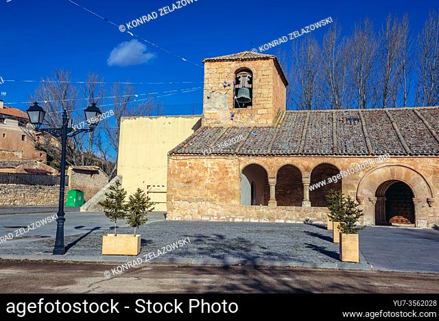 Santa Maria La Mayor Church in Penalba de San Esteban town in municipality of San Esteban de Gormaz, Province of Soria in Spain