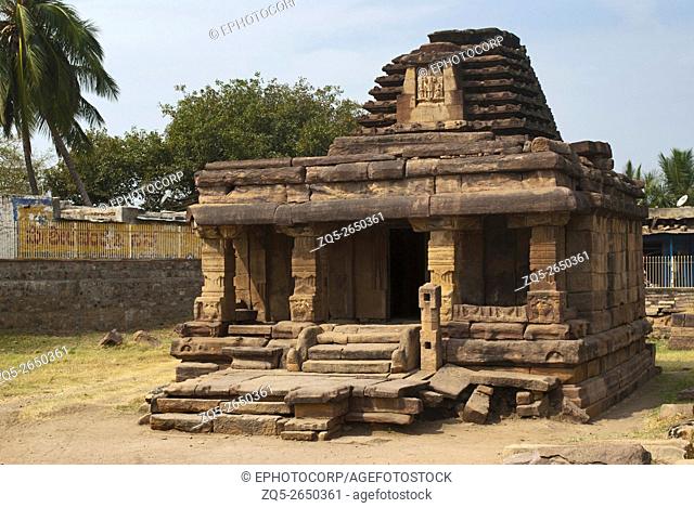 Badigera gudi (temple), Aihole, Bagalkot, Karnataka, India. Galaganatha Group of temples