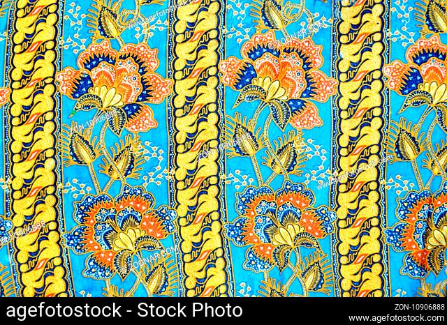 detailed pattern of batik cloth