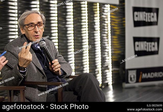 Franco Battiato attends to photocall on May 19, 2021 in Madrid, Spain Madrid, Spain. 13/3/13