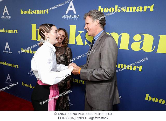 Kaitlyn Dever, Jessica Elbaum, Producer, Will Ferrell at the Los Angeles Special Screening of Annapurna Pictures' BOOKSMART at The Theatre at Ace Hotel