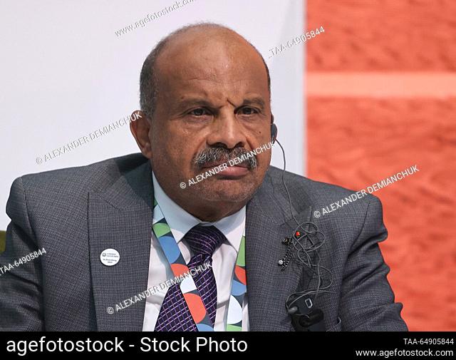 RUSSIA, ST PETERSBURG - NOVEMBER 16, 2023: Ossama Abdel Meguid, Head of the Cairo Children's Museum, Chairman of the Egyptian National Committee of the...