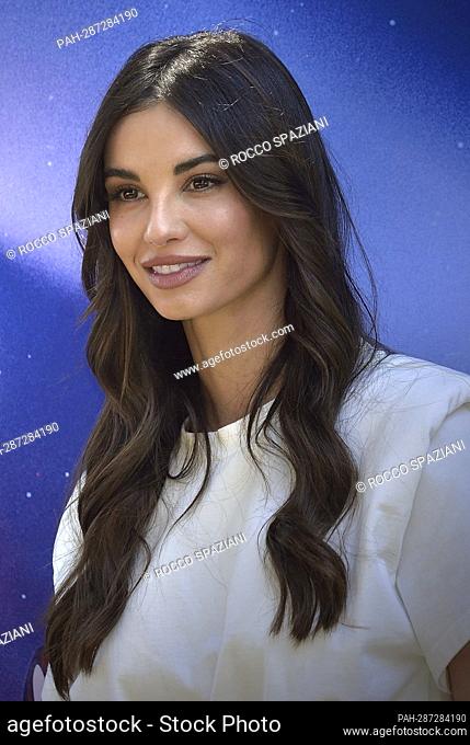 Francesca Chillemi attends a photocall for the movie ""Cip e Ciop Agenti Speciali"" at Villa Borghese on May 16, 2022 in Rome, Italy. - Roma/Italien