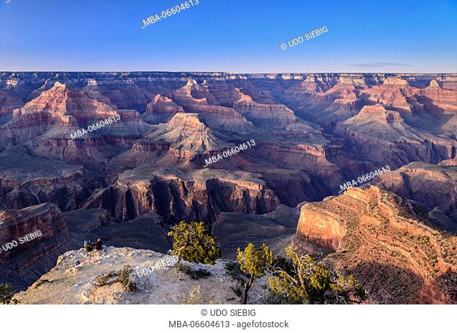 The USA, Arizona, Grand canyon National Park, South Rim, Powell Point