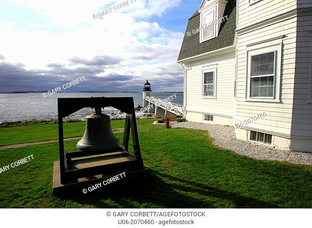 Marshall Point Light Station was established in 1832 to assist boats entering and leaving Port Clyde Harbor The original lighthouse was a 20-foot 6 1 m tower...